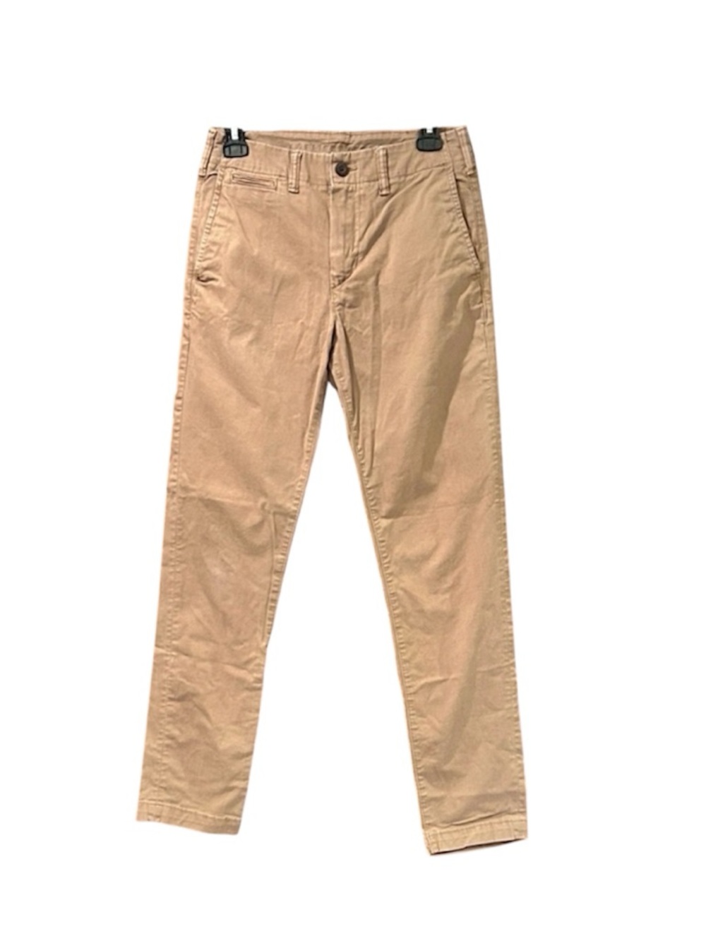 American Eagle Pants Mens Tan Beige Brown Slim Straight 28x30 Flex Khaki